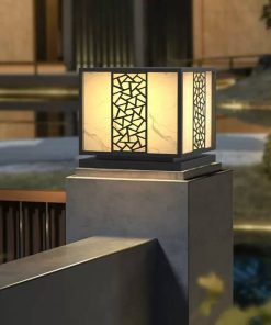 Đèn LED Trụ Cổng Năng Lượng Mặt Trời Tinh Tế | LEDTOT DTC X9KT