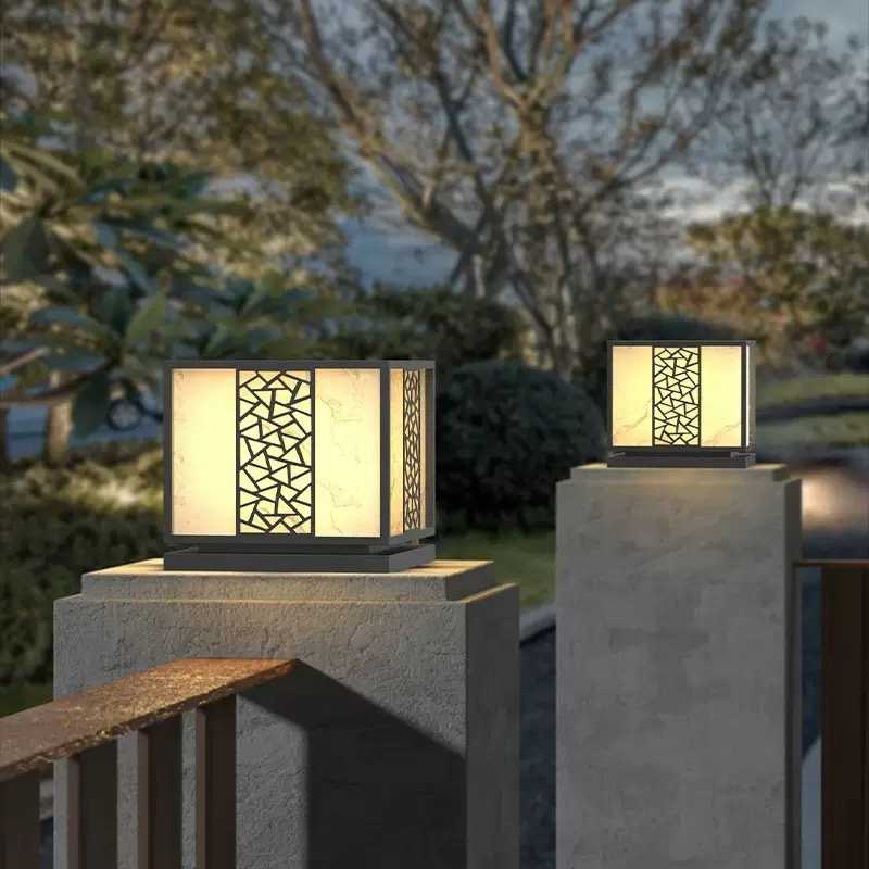 Đèn LED Trụ Cổng Năng Lượng Mặt Trời Tinh Tế | LEDTOT DTC X9KT - Ảnh 2