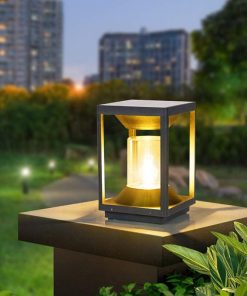 Đèn LED Trụ Cổng Năng Lượng Mặt Trời Tối Giản | LEDTOT DTC V2NL