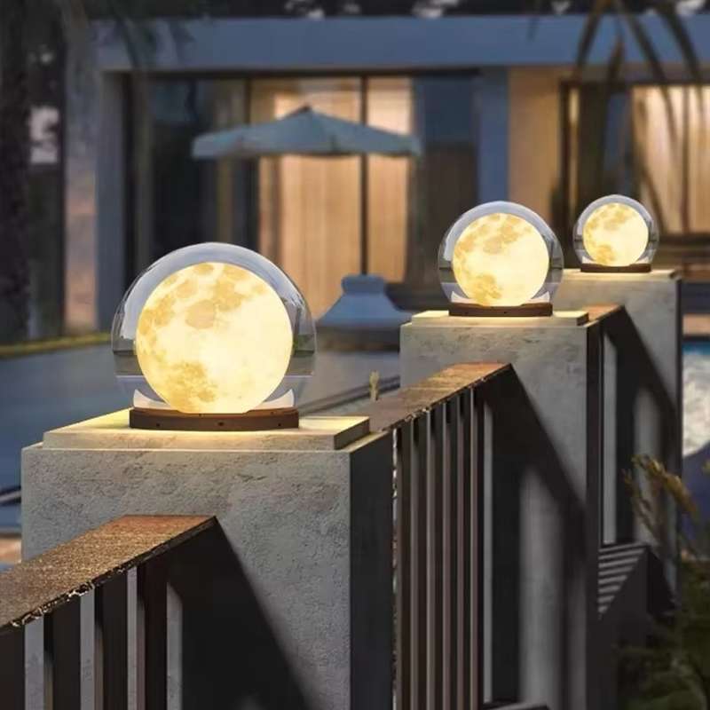 Đèn LED Trụ Sân Vườn Kiểu Dáng Mặt Trăng 12W | LEDTOT DTC 89JL - Ảnh 4