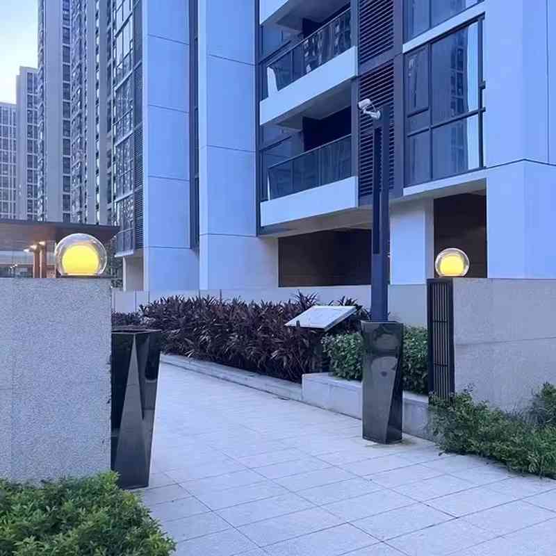 Đèn LED Trụ Sân Vườn Kiểu Dáng Mặt Trăng 12W | LEDTOT DTC 89JL - Ảnh 2