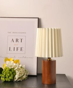 Đèn Ngủ Gỗ Gấp Ly Phong Cách Bắc Âu | LEDTOT DN 72KL