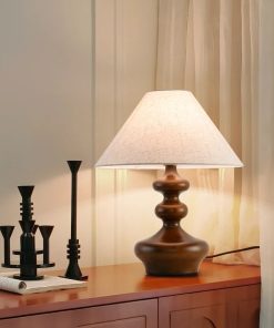Đèn Ngủ Gỗ Tự Nhiên Cổ Điển | LEDTOT DN 38KV