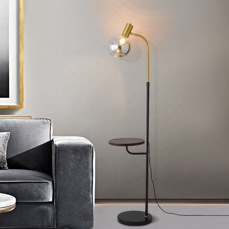 Đèn Sàn Đa Năng Kèm Bàn Đá Cẩm Thạch Tiện Lợi | LEDTOT DS 65NB