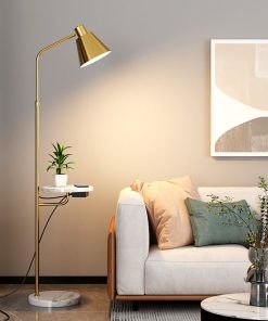 Đèn Sàn Kèm Bàn Sạc Không Dây Sang Trọng | LEDTOT DS 61MK