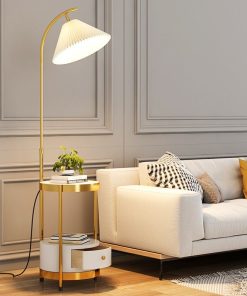 Đèn Sàn Kèm Bàn Thiết Kế Sang Trọng Hiện Đại | LEDTOT DS 92JK