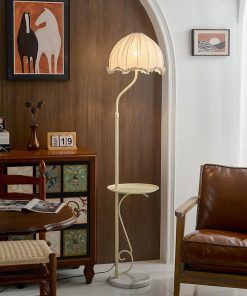 Đèn Sàn Kèm Bàn Tiện Dụng Phong Cách Retro Mỹ | LEDTOT DS 71HK