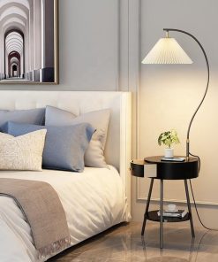 Đèn Sàn Kết Hợp Bàn Phong Cách Bắc Âu Hiện Đại | LEDTOT DS 85QK