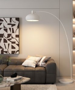Đèn Sàn Phòng Khách Vòm Sắt Phong Cách Nordic | LEDTOT DS K83P