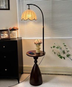 Đèn Sàn Retro Kiêm Kệ Trang Trí Hiện Đại | LEDTOT DS 91MK