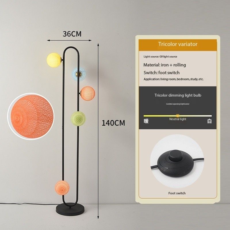 Đèn Sàn Thiết Kế Đa Màu Trang Trí Nội Thất | LEDTOT DS 94TB - Ảnh 3