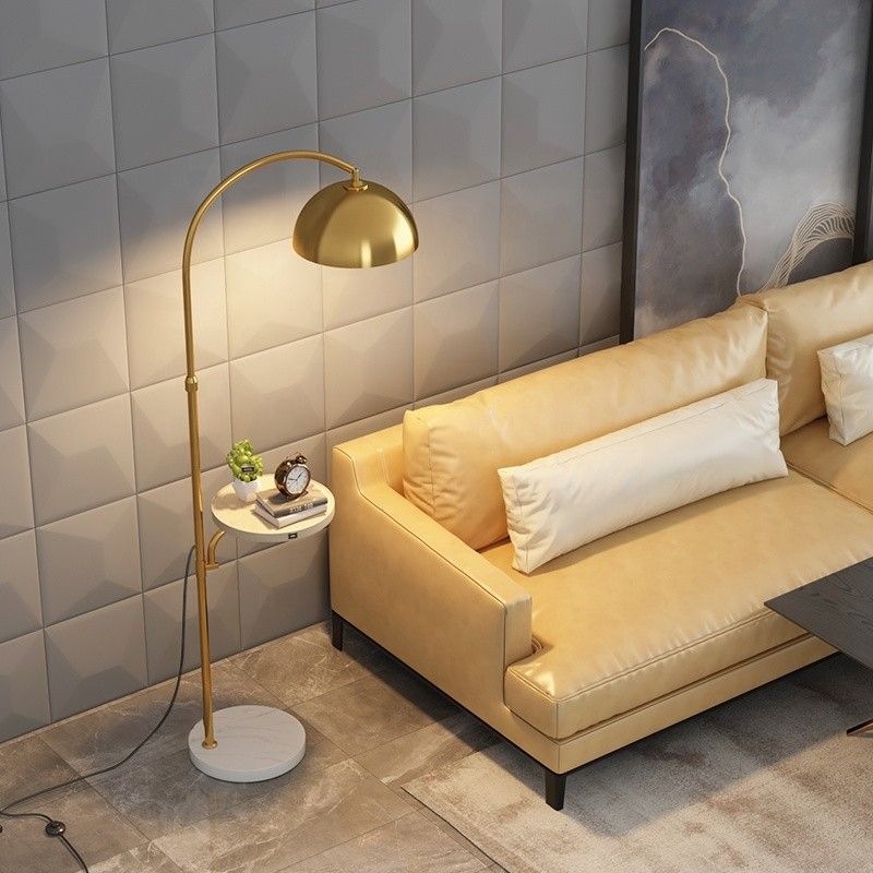 Đèn Sàn Thiết Kế Vòm Cổ Điển Kèm Kệ Tiện Lợi | LEDTOT DS 84NG - Ảnh 4