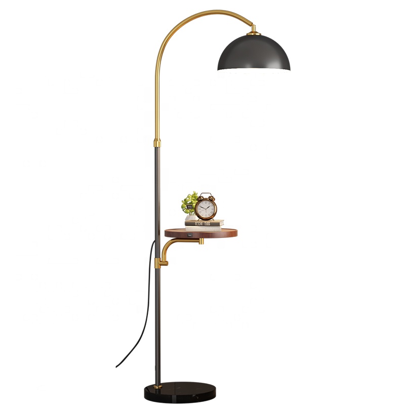 Đèn Sàn Thiết Kế Vòm Cổ Điển Kèm Kệ Tiện Lợi | LEDTOT DS 84NG - Ảnh 5