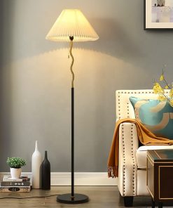 Đèn Sàn Tối Giản Chao Vải Thanh Lịch | LEDTOT DS R4ZQ