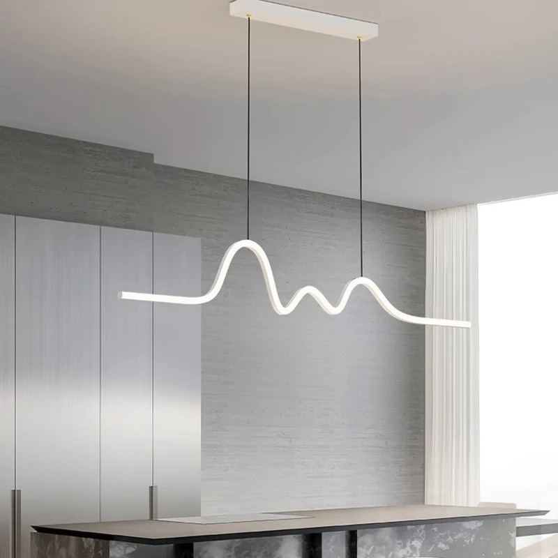 Đèn Thả LED Trang Trí Hiện Đại Uốn Lượn | LEDTOT DTT 58QR - Ảnh 2