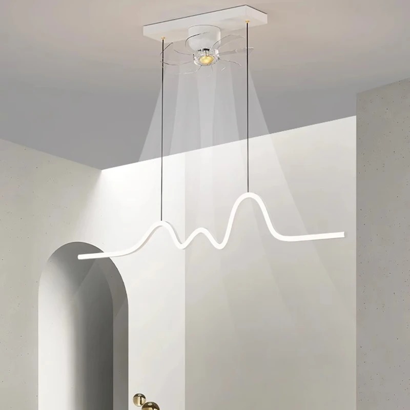 Đèn Thả LED Trang Trí Hiện Đại Uốn Lượn | LEDTOT DTT 58QR - Ảnh 3