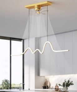 Đèn Thả LED Trang Trí Hiện Đại Uốn Lượn | LEDTOT DTT 58QR