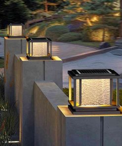 Đèn Trụ Cổng Biệt Thự Năng Lượng Mặt Trời | LEDTOT DTC 94LT