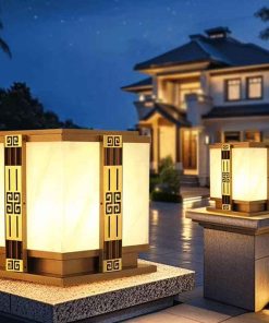 Đèn Trụ Cổng Biệt Thự Sang Trọng Chống Nước | LEDTOT DTC R5TX