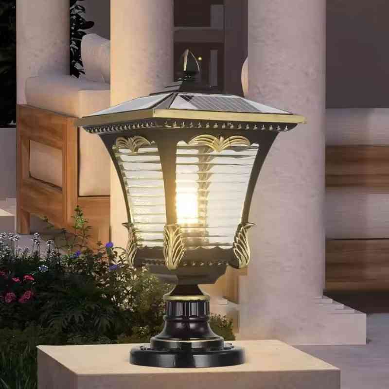 Đèn Trụ Cổng Cổ Điển Năng Lượng Mặt Trời | LEDTOT DTC K8ZL - Ảnh 3