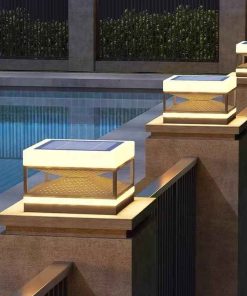 Đèn Trụ Cổng Hàng Rào Năng Lượng Mặt Trời | LEDTOT DTC 91LX