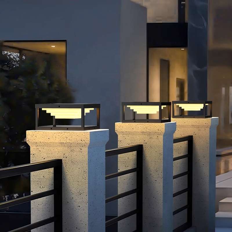 Đèn Trụ Cổng Năng Lượng Mặt Trời Cho Biệt Thự | LEDTOT DTC 92XM - Ảnh 2