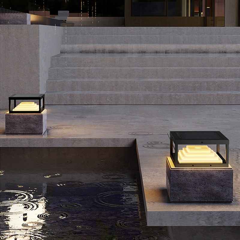 Đèn Trụ Cổng Năng Lượng Mặt Trời Cho Biệt Thự | LEDTOT DTC 92XM - Ảnh 4