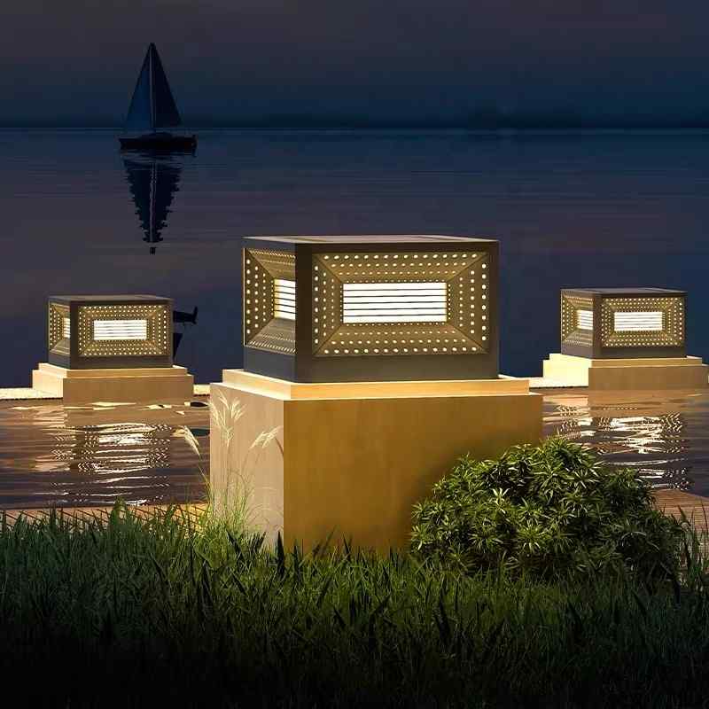 Đèn Trụ Cổng Năng Lượng Mặt Trời Chống Nước | LEDTOT DTC Z4NU - Ảnh 2