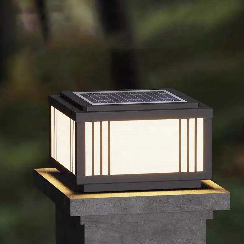 Đèn Trụ Cổng Năng Lượng Mặt Trời Có Cảm Biến | LEDTOT DTC 48MX - Ảnh 2