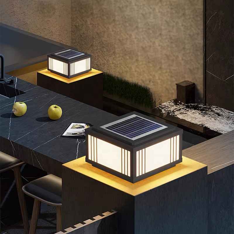 Đèn Trụ Cổng Năng Lượng Mặt Trời Có Cảm Biến | LEDTOT DTC 48MX