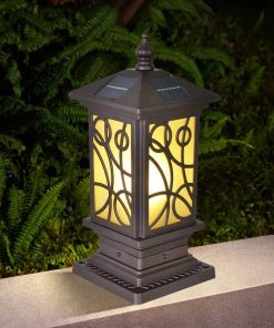 Đèn Trụ Cổng Năng Lượng Mặt Trời Cổ Điển | LEDTOT DTC 72XK