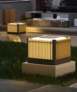 Đèn Trụ Cổng Năng Lượng Mặt Trời Hiện Đại | LEDTOT DTC 91FX