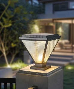 Đèn Trụ Cổng Năng Lượng Mặt Trời Kiểu Cách | LEDTOT DTC 39PK