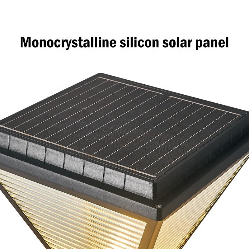 Đèn Trụ Cổng Năng Lượng Mặt Trời Kiểu Cách | LEDTOT DTC 39PK - Ảnh 5