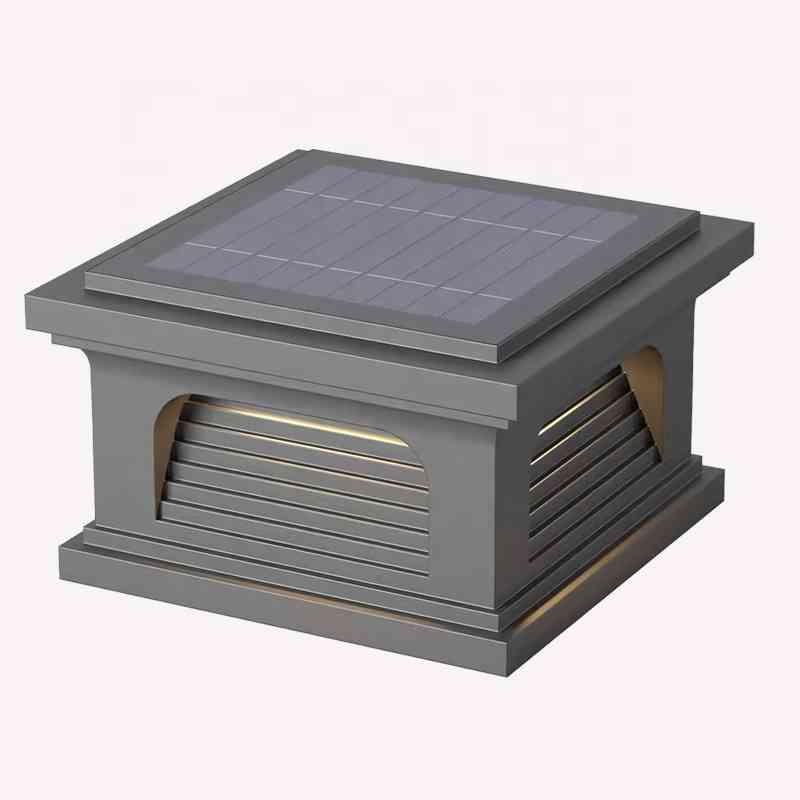 Đèn Trụ Cổng Năng Lượng Mặt Trời Kiểu Lạ Mắt | LEDTOT DTC V9KL - Ảnh 6