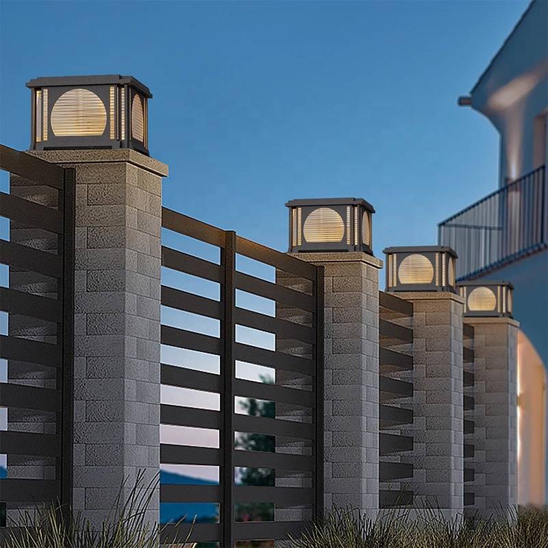 Đèn Trụ Cổng Năng Lượng Mặt Trời Phong Cách Cổ | LEDTOT DTC M4K9 - Ảnh 3