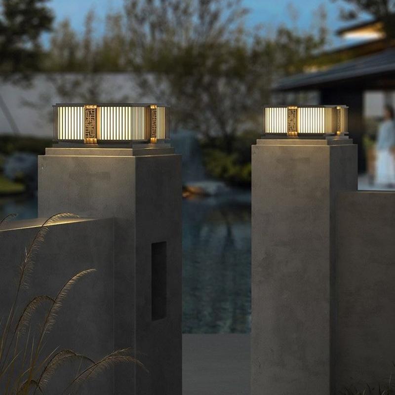 Đèn Trụ Cổng Năng Lượng Mặt Trời Sang Trọng | LEDTOT DTC 48MR - Ảnh 2