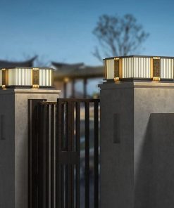 Đèn Trụ Cổng Năng Lượng Mặt Trời Sang Trọng | LEDTOT DTC 48MR