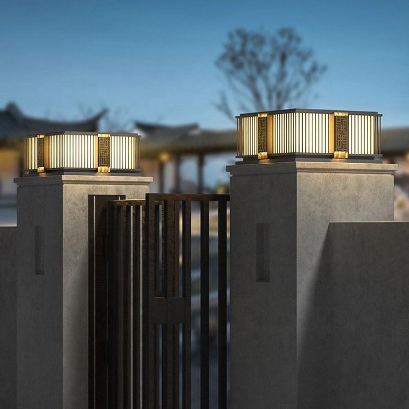 Đèn Trụ Cổng Năng Lượng Mặt Trời Sang Trọng | LEDTOT DTC 48MR