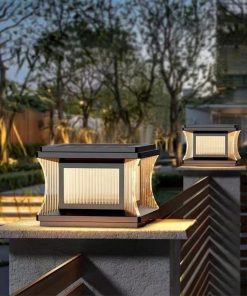 Đèn Trụ Cổng Năng Lượng Mặt Trời Tinh Tế | LEDTOT DTC 92TL