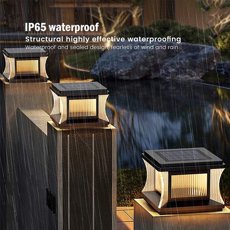 Đèn Trụ Cổng Năng Lượng Mặt Trời Tinh Tế | LEDTOT DTC 92TL - Ảnh 2