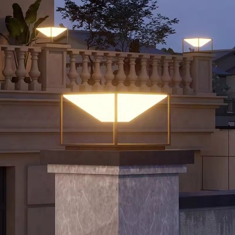 Đèn Trụ Cổng Năng Lượng Mặt Trời Tối Giản | LEDTOT DTC 63PL - Ảnh 5