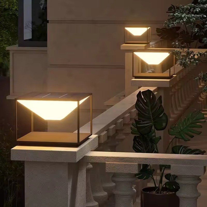 Đèn Trụ Cổng Năng Lượng Mặt Trời Tối Giản | LEDTOT DTC 63PL