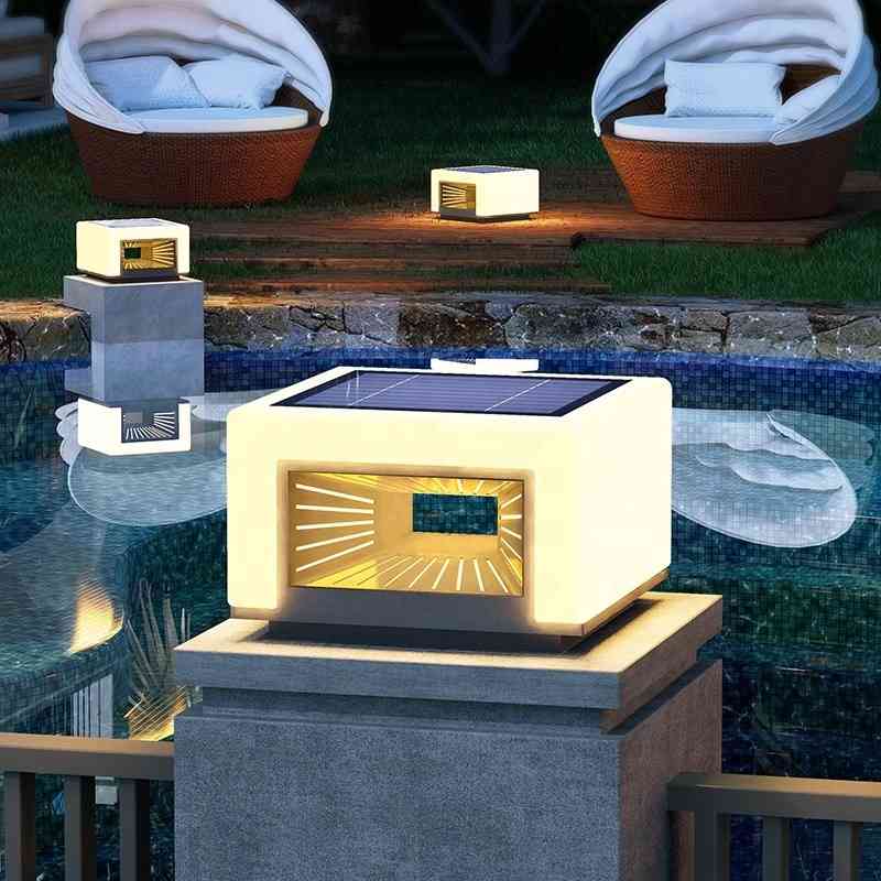 Đèn Trụ Cổng Ngoài Trời Năng Lượng Mặt Trời | LEDTOT DTC 92KL