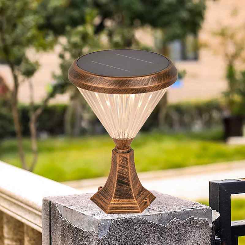 Đèn Trụ Cổng Nhôm Đúc Năng Lượng Mặt Trời | LEDTOT DTC 81RQ - Ảnh 3