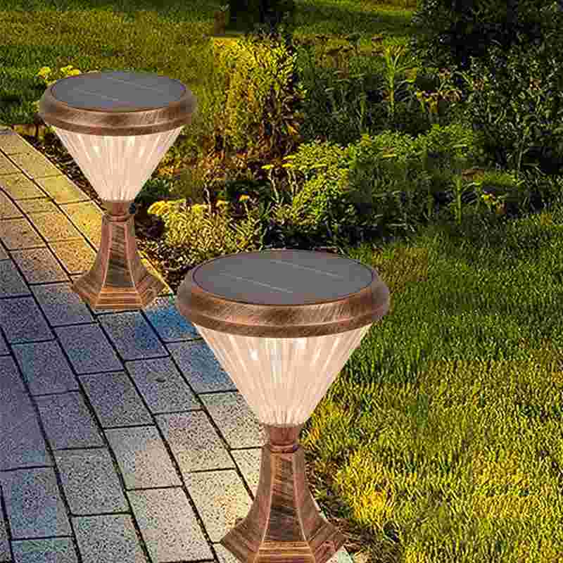 Đèn Trụ Cổng Nhôm Đúc Năng Lượng Mặt Trời | LEDTOT DTC 81RQ - Ảnh 2