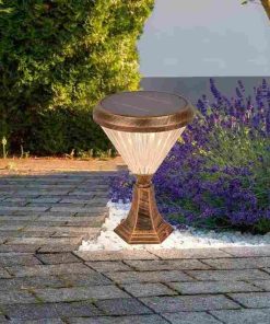 Đèn Trụ Cổng Nhôm Đúc Năng Lượng Mặt Trời | LEDTOT DTC 81RQ