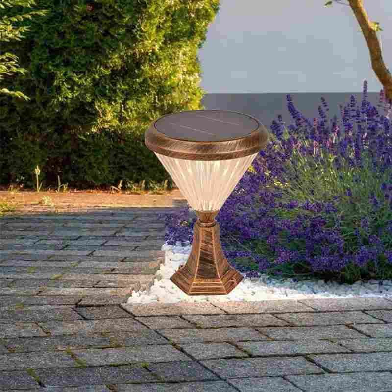 Đèn Trụ Cổng Nhôm Đúc Năng Lượng Mặt Trời | LEDTOT DTC 81RQ