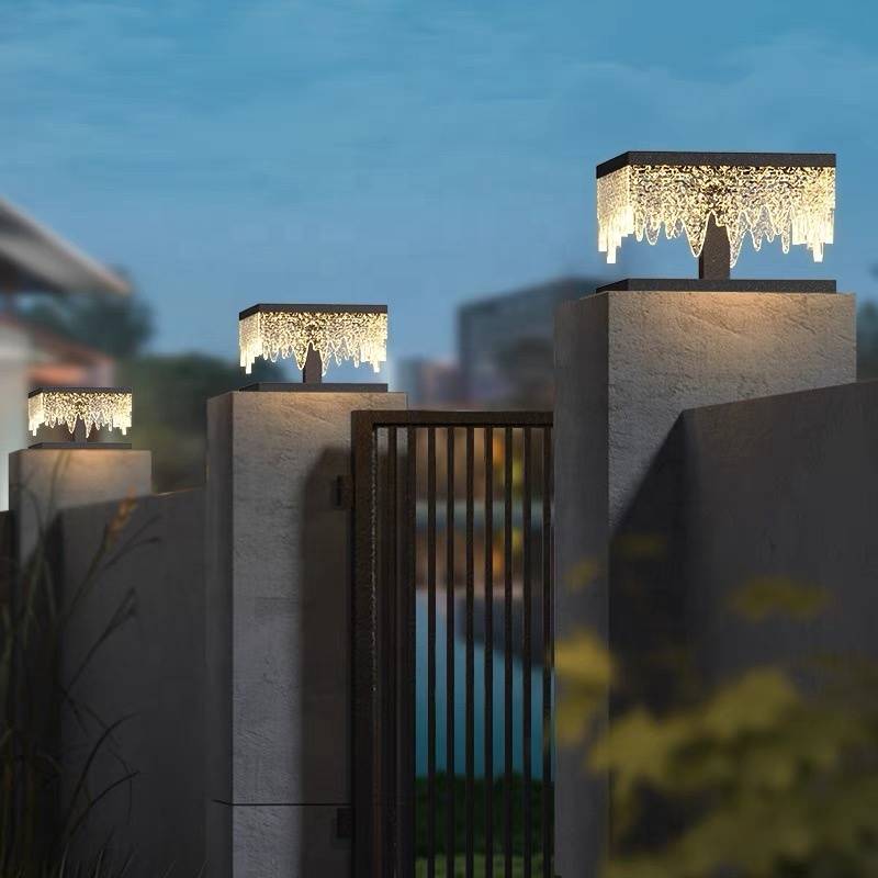 Đèn Trụ Cổng Pha Lê Năng Lượng Mặt Trời | LEDTOT DTC 93PL - Ảnh 4