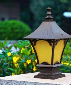 Đèn Trụ Cổng Sân Vườn Cổ Điển Chống Nước IP65 | LEDTOT DTC 93AL